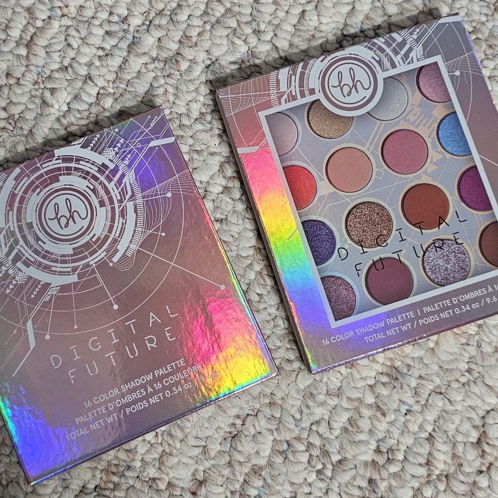 BH Cosmetics Digital Future Eyeshadow Palette 16 Colors NEW!